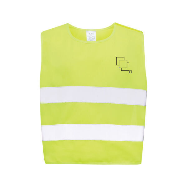 GRS gerecycled PET reflecterend veiligheidsvest 7-12 jaar